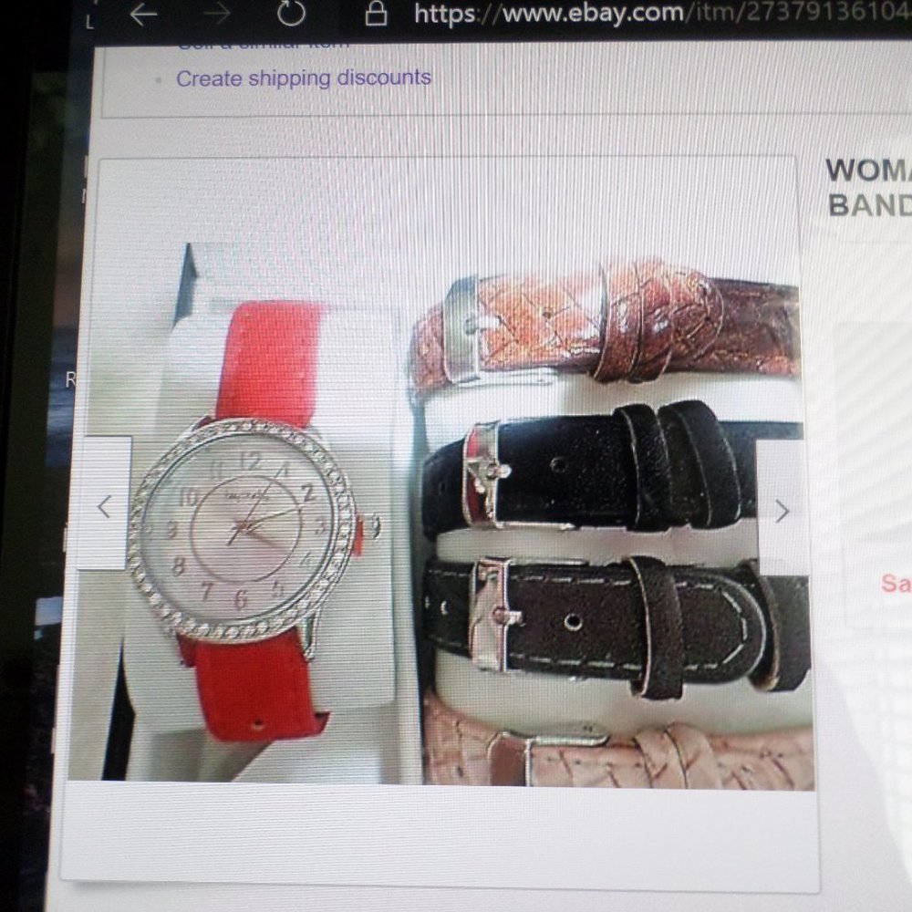 WOMAN'S WATCH WITH 5 DIFFERENT BANDS NWT